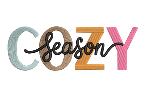 Cozy Season Embroidery Design