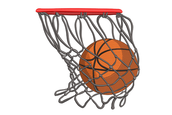 Review: Basketball Hoop Embroidery Design